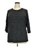 Torrid Gray 3/4 Sleeve Top Size 2X Plus (2) - photo 1