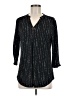Assorted Brands Black 3/4 Sleeve Blouse Size L - photo 1