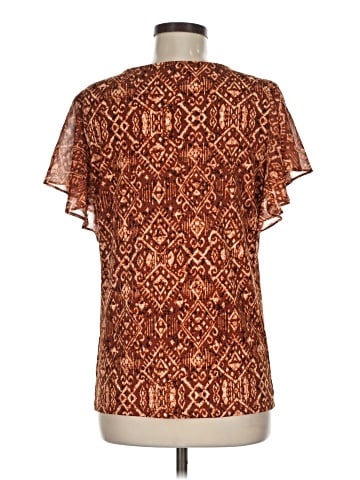 Calvin Klein Short Sleeve Blouse (view 2)