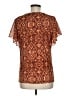 Calvin Klein Brown Short Sleeve Blouse Size M - photo 2