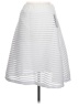 Sensational Collections 100% Polyester Metallic Silver Formal Skirt Size L - photo 1