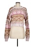 Forever 21 Print Pink Pullover Sweater Size M - photo 1