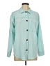 Reborn J Teal Long Sleeve Blouse Size L - photo 1