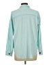 Reborn J Teal Long Sleeve Blouse Size L - photo 2