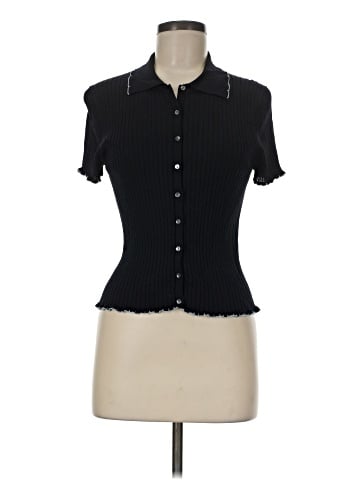 AK Anne Klein Short Sleeve Blouse (view 1)