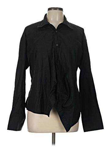 Madewell Asymmetric Button-Up Shirt (view 1)
