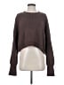 Free People Solid Brown Pullover Sweater Size S - photo 1
