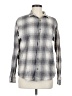 Forever 21 Plaid Gray Long Sleeve Button-Down Shirt Size M - photo 1