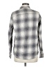 Forever 21 Plaid Gray Long Sleeve Button-Down Shirt Size M - photo 2