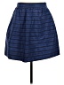 J.Crew 100% Polyester Stripes Blue Casual Skirt Size 4 - photo 1
