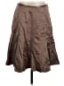 Intuitions 100% Polyester Solid Brown Casual Skirt Size 4 - photo 1