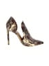 Steve Madden Animal Print Gold Heels Size 8 - photo 1