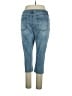 Blue Color Block Blue Jeans Size 16 - photo 2