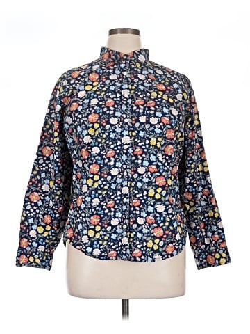 St. John's Bay Long Sleeve Button-Down Shirt (view 1)