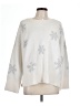 Ann Taylor LOFT Stars White Pullover Sweater Size L - photo 1