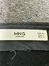 MNG 100% Polyester Solid Black Casual Skirt Size 4 - photo 4