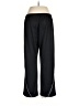 Adidas 100% Polyester Solid Black Track Pants Size L - photo 2