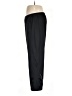 Adidas 100% Polyester Solid Black Track Pants Size L - photo 5