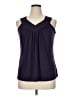 Perseption Concept Purple Sleeveless Blouse Size XL - photo 1