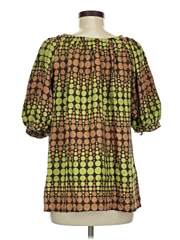 MICHAEL Michael Kors 3/4 Sleeve Silk Top (view 2)