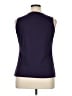 Perseption Concept Purple Sleeveless Blouse Size XL - photo 2
