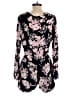 Necessary Objects 100% Polyester Floral Black Romper Size M - photo 2