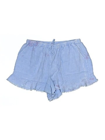 Aqua Denim Shorts (view 1)