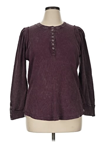 Design 365 Long Sleeve Henley (view 1)