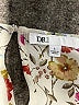 DR2 100% Polyester Floral Ivory Short Sleeve Blouse Size L - photo 7