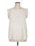 Pleione Stars Ivory Sleeveless Blouse Size XL - photo 1
