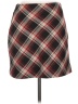 H&M Plaid Red Casual Skirt Size 6 - photo 1