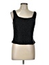 Cache 100% Silk Black Sleeveless Top Size L - photo 1