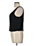 Cache 100% Silk Black Sleeveless Top Size L - photo 6