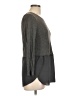 Joe Fresh 100% Rayon Gray Long Sleeve Top Size L - photo 4