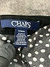 Chaps Polka Dots Black Casual Dress Size M - photo 4