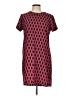 Adrienne Vittadini 100% Polyester Print Red Casual Dress Size 10 - photo 1