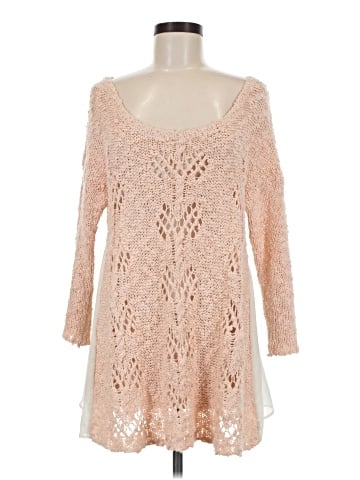 Knitted & Knotted Pullover Sweater (view 1)