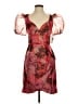 Theia Red Cocktail Dress Size 4 - photo 1