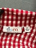D&Co. Checkered-gingham Red 3/4 Sleeve Button-Down Shirt Size 2X - photo 7