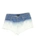 Forever 21 100% Cotton Tie-dye Blue Denim Shorts Size 27 waist - photo 1