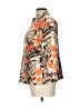 Chico's Print Orange Jacket Size Lg (2) - photo 5