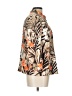 Chico's Print Orange Jacket Size Lg (2) - photo 4