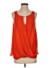 MICHAEL Michael Kors 100% Polyester Orange Sleeveless Blouse Size XS - photo 1