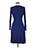 Soprano Solid Blue Cocktail Dress Size M - photo 2