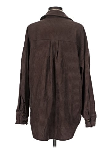 Shein Long Sleeve Button-Down Shirt (view 2)