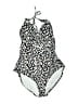 Jessica Simpson Floral Ivory One Piece Swimsuit Size XL - photo 1