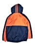 Adidas 100% Polyester Color Block Orange Windbreaker Size 8 - photo 2