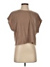 Zara Basic Brown Short Sleeve Top Size S - photo 1