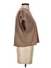 Zara Basic Brown Short Sleeve Top Size S - photo 4