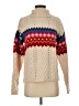 Rag & Bone Chevron-herringbone Tan Turtleneck Sweater Size XXS - photo 1